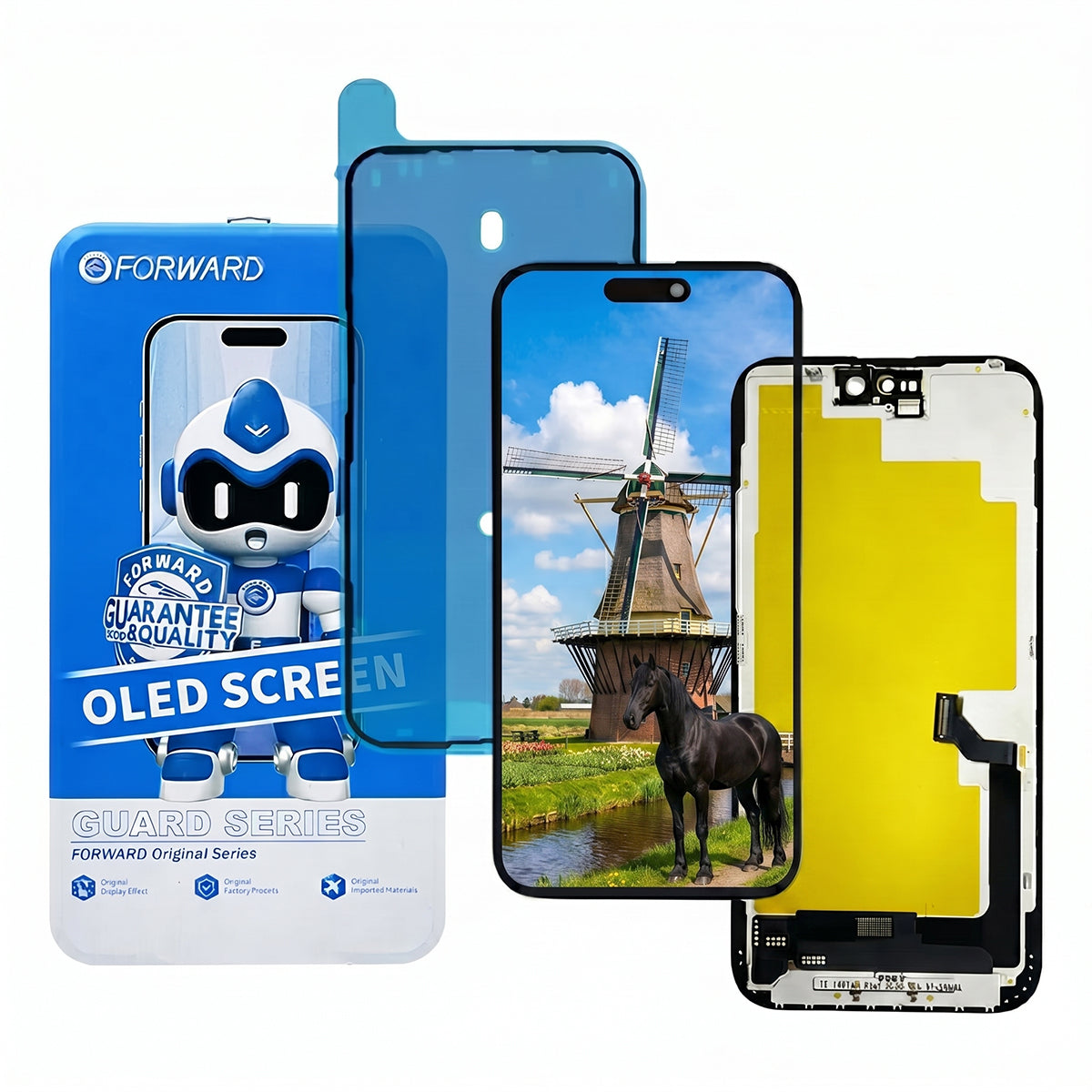 Pantalla Forward compatible con iPhone 15 Plus