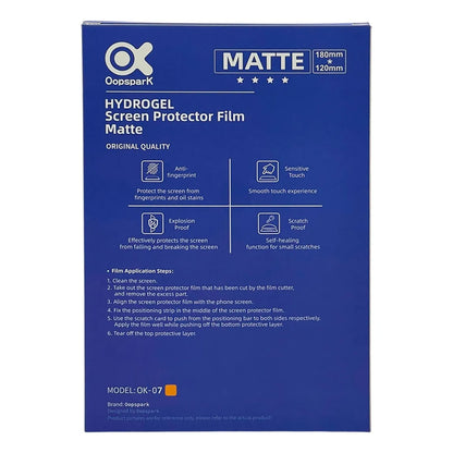 Paquete 50 Micas de Hidrogel MATTE – Outspark 4 Estrellas (OK-07)