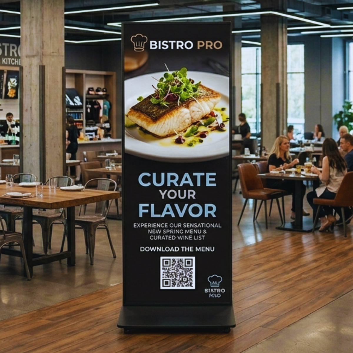 Póster LED Plegable con Sistema de Fusión + GOB